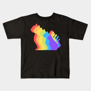 Cat Rainbow Kids T-Shirt